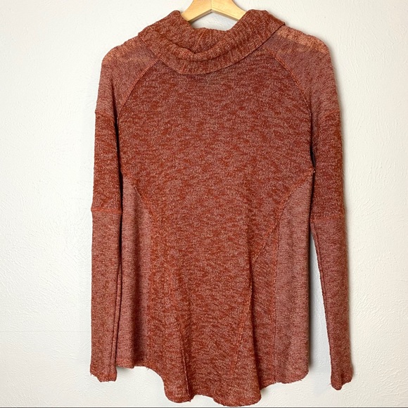 Free People Sienna Cowl Neck Long Sleeve Sweater - Picture 7 of 7
